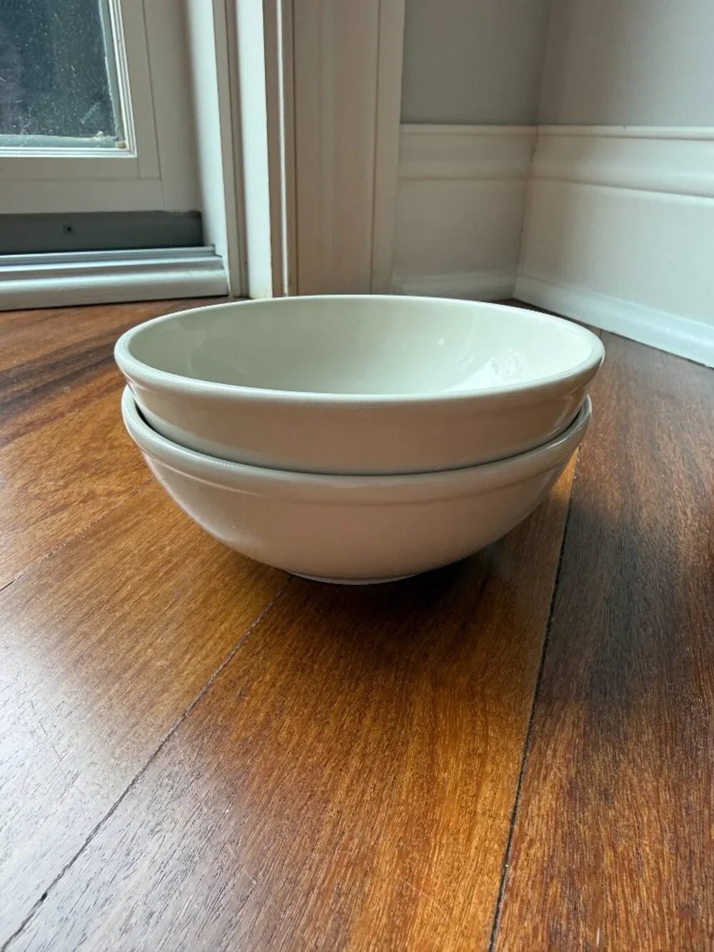 Two (2) IKEA Maria Vinka Beige Bowls - 10866